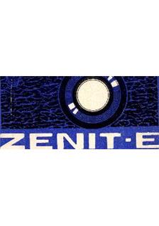 Zenith E manual. Camera Instructions.